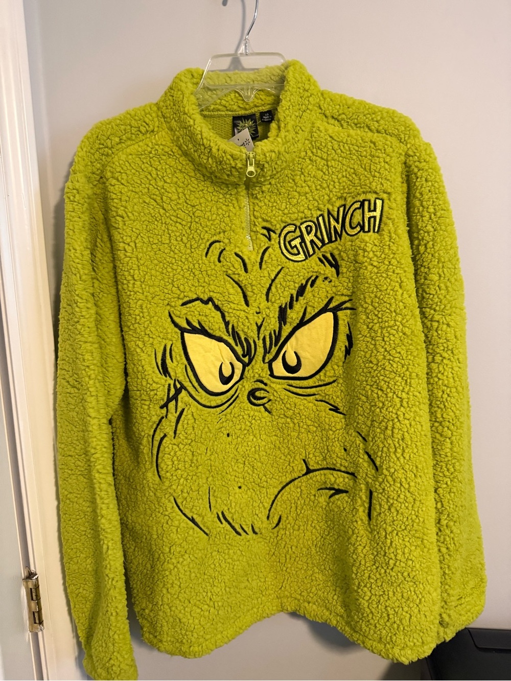 The Grinch Green Fleece Pullover